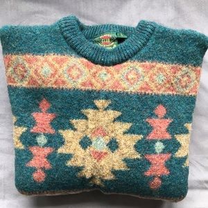 Vintage Scottish wool sweater
